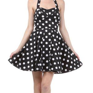 A-Line Polka dot Vintage Inspired Dress